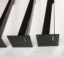 V Shape Hairpin Set/4 28“ or 18" Metal Table Leg Slick Modern Design (28 inch) - Brand New
