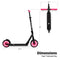 RADIO FLYER FLYER KICKSTART MAX, KICK SCOOTER, ADJUSTABLE, 220 LBS - BLACK/PINK - Like New