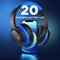 PurelySound E7 Active Noise Cancelling Headphones - BLUE/BLACK Like New