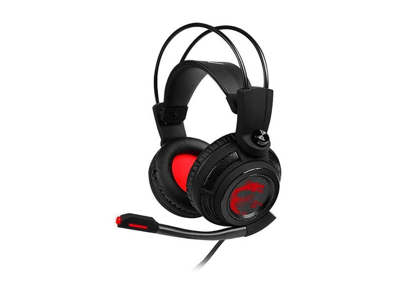 MSI DS502 Gaming Headset, Enhanced Virtual 7.1 Surround Sound, Ergonimic
