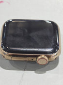 APPLE WATCH SERIES 4 GPS + LTE 40MM GOLD STAINLESS STEEL CASE PINK SPORT BAND - Like New