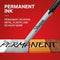 SHARPIE RETRACTABLE PERMANENT MARKERS, FINE POINT, BLACK, 36 COUNT - BLACK - Brand New
