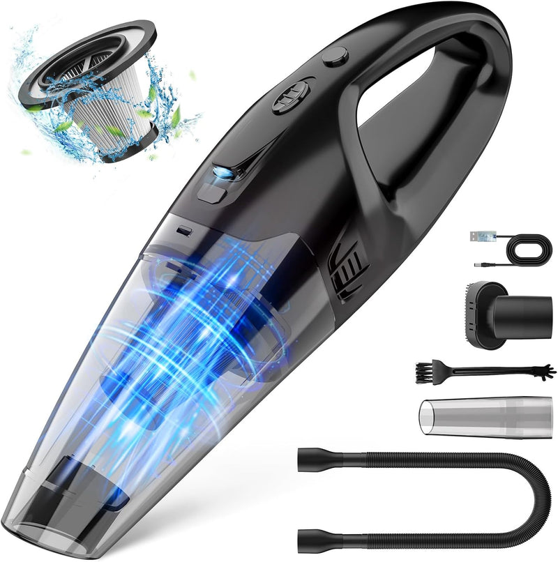 BSRCO Handheld Vacuum Cordless Rechargeable LED USB Charge - - Scratch & Dent