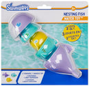 SWIMWAYS NESTING FISH WATER TOY KIDS POOL ACCESSORIES 3-IN-1 FISH - MULTI - Brand New