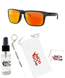 OAKLEY HOLBROOK XL SUNGLASSES BLACK FRAME PRIZM RUBY POLARIZED - Scratch & Dent