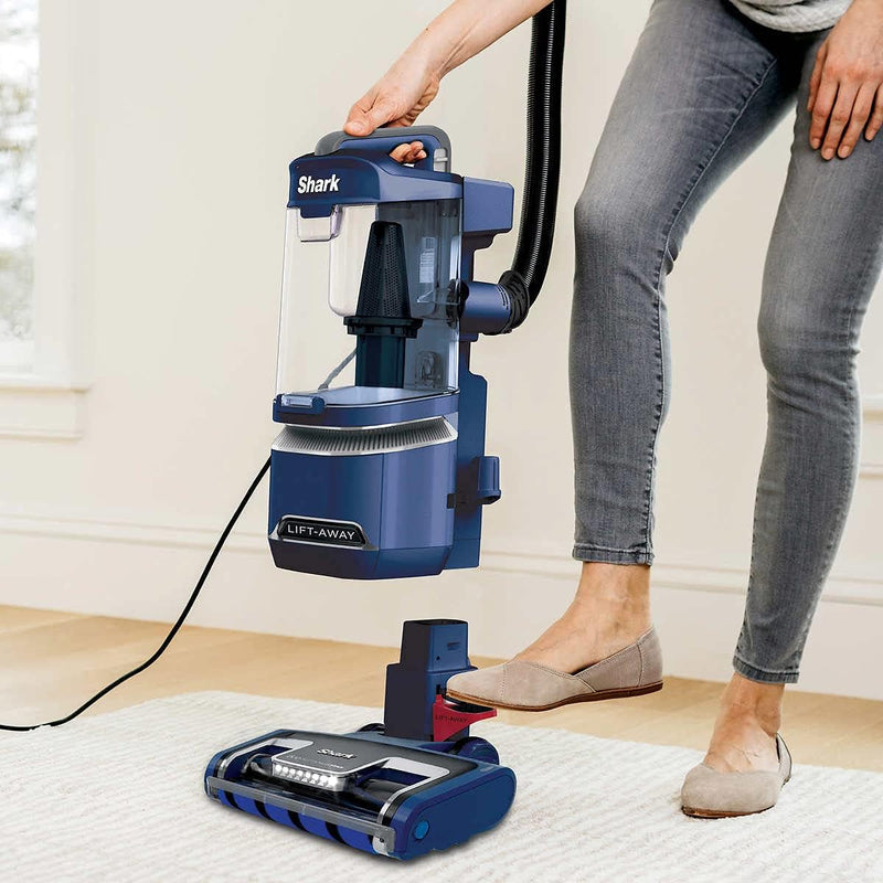 Shark UV850 Performance DuoClean PowerFins Vacuum with Self-Cleaning - DARK BLUE - Like New