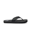 RF000313BLA REEF MEN'S SANDALS, SMOOTHY, BLACK, SIZE 9 - Brand New
