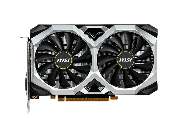MSI GeForce GTX 1660 VENTUS XS 6G OCV1 GPU 6GB GDRR5 - Silver/Black Like New