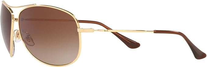 RAY-BAN RB3293 Metal Aviator Sunglasses GRADIENT DARK BROWN LENS / GOLD FRAME - Like New