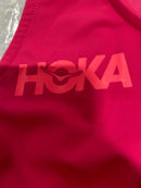 HOKA ONE ONE HOKA PINK XS FITTED TANK - SIZE: WOMEN XS - PINK - Brand New