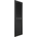 Ekena Millwork Lifetime Vinyl LL1S14X03600BL Standard Cathedral Louver - Black - Brand New