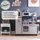 KidKraft Uptown Espresso Wooden Play Kitchen with Play Phone - Espresso - Like New