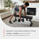 FF FINER FORM GYM QUALITY FOLDABLE FLAT BENCH FOR MULTI-PURPOSE - Scratch & Dent