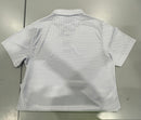 PGA TOUR ATHLETIC FIT SHORT SLEEVE POLO - SIZE: MEN M - WHITE/LIGHTBLUE - Like New