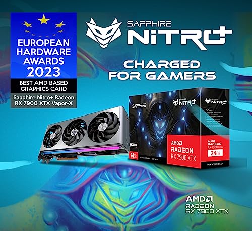 SAPPHIRE 11322-01-40G NITRO+ AMD RADEON RX 7900 XTX VAPOR-X 24GB - BLACK - Like New