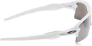 OAKLEY Flak 2.0 XL Rectangular Sunglasses - Prizm Black Polarized/Polished White - Like New