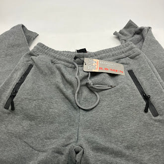 RV RAVMEN MENS JOGGER SWEATPANTS - SIZE: MEN M - LIGHT GRAY - Brand New