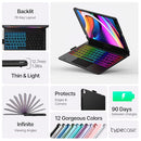 Typecase Touch for iPad 9th Gen Case with Keyboard 10.2", Multi-touch Trackpad - Like New