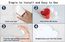 Hyzone Creative and Colorful Decorative Cloud-Shaped Magnet Keychain - White - Like New