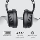 Synthphonics SE8 Hybrid Active Noise Cancelling Headphones - True Black - Like New