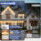 BRIGHTEVER PERMANENT OUTDOOR LIGHTS ALL SEASON WARM WHITE INDOOR, 100FT, 72 LEDs - Brand New