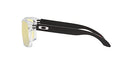 MD-0009102 OAKLEY MENS OO9102 HOLBROOK SQUARE SUNGLASSES, SIZE 57 - CLEAR/YELLOW - Like New