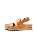 REEF WOMEN'S VISTA HI BUCKLE PLATFORM SANDAL WOMEN 9.5 NATURAL - Like New