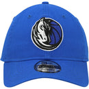 NEW ERA MEN'S DALLAS MAVERICKS TEAM 2.0 9TWENTY ADJUSTABLE HAT - BLUE - ONE SIZE - Like New