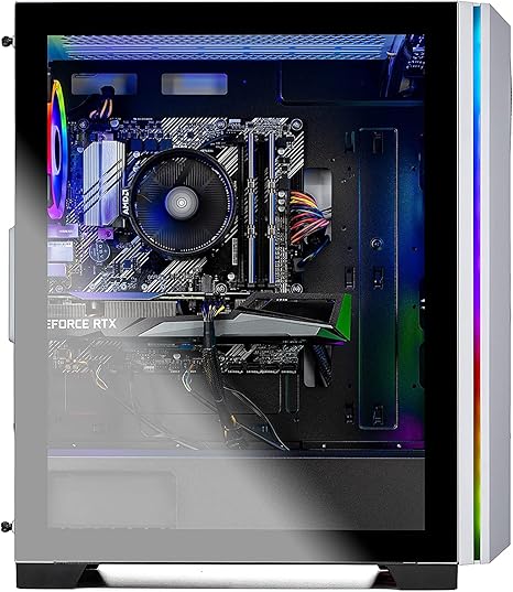 Skytech Chronos Gaming PC Desktop i7-12700F 16G 1TB SSD RTX 3070 - White - Like New