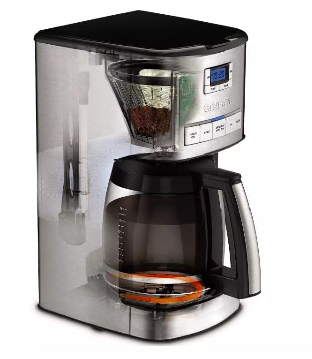 CUISINART PERFECTEMP 14-CUP COFFEE MAKER DCC-3800FR Stainless Steel - Like New