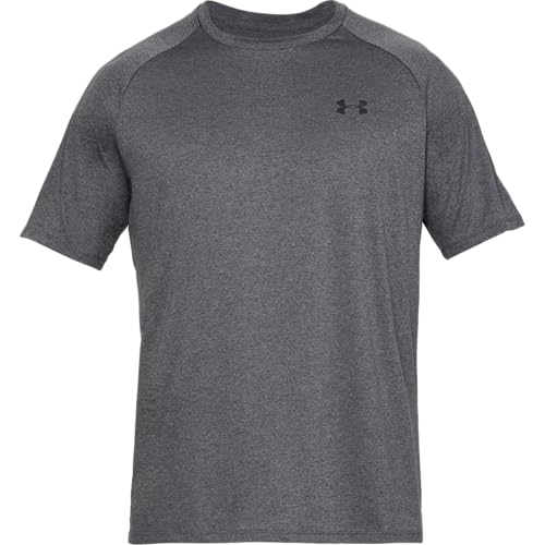 UNDER ARMOR UNDER ARMOUR MEN'S TECH 2.0 S/S T-SHIRT M CARBON HEATHER - Brand New