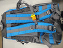 ROAM FREE 18" OUTDOORS BACKPACK FOR HIKING, CAMPING, BLUE/BLACK - Like New