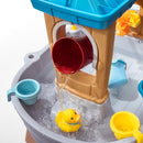 STEP2 SIGNATURE RAIN SHOWERS SPLASH TUB/ WATER TABLE 420600 - GREY/BLUE/BROWN - Like New