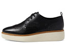 COLE HAAN WOMEN'S ØRIGINAL GRAND PLATFORM WINGTIP OXFORD SHOES - SIZE 8.5 B - Like New