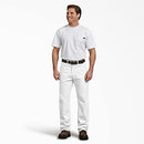 WP823 Dickies Men's Flex Painter's Pant Relaxed Fit White 30 W x 32 L - Brand New