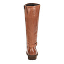 BORN Saddler Wide Calf Brown Cognac Full Grain Leather Size 9 M (B) - Brand New
