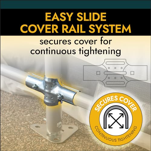 SHELTERLOGIC PEAK STYLE ROOF GARAGE CARPORT CANOPY FRAMES - SANDSTONE - Like New