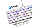 Cooler Master SK622 Wireless 60% Sliver White Mechanical Keyboard with