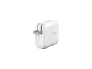 Belkin 68W Dual USB-C Wall Mount GaN Charger PD Power Delivery for iPhone Fast