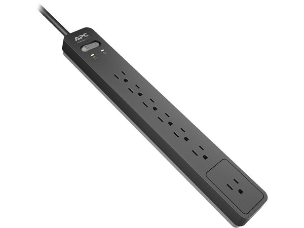 APC PE76 Essential SurgeArrest 1440J 7-Outlets Power Strip Surge Protector