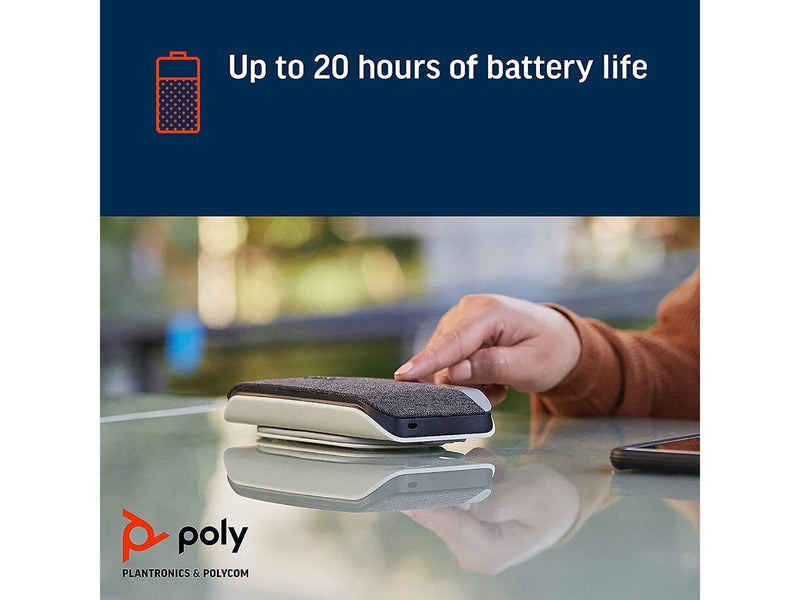Poly - Sync 20+ Bluetooth Speakerphone - Personal Portable Speakerphone - Noise