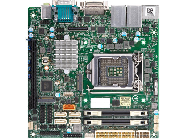 Supermicro MB MBD-X11SCV-Q-O Ci7 i5 i3 Q370 LGA1151 32GB DDR4 PCIE Mini-ITX