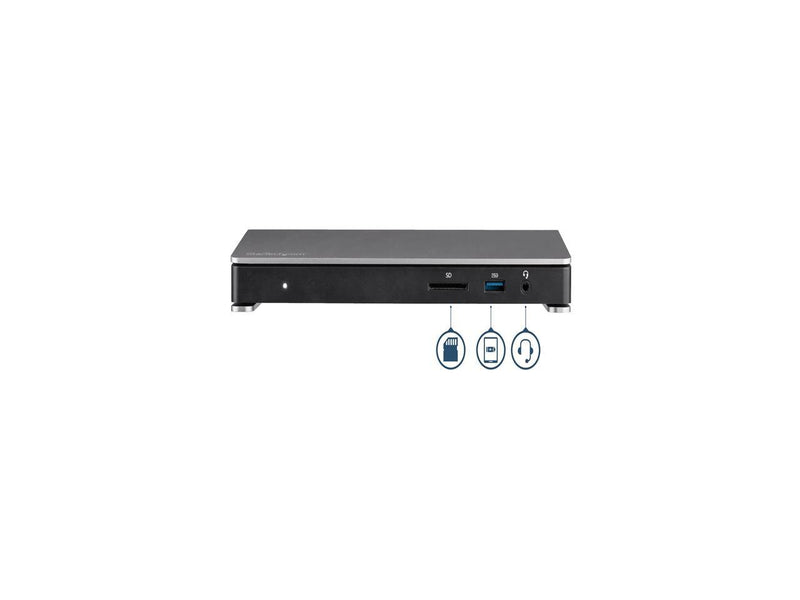 StarTech.com TB3DOCK2DPPD Thunderbolt 3 Dock - 85W Power Delivery - Dual 4K