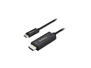 StarTech.com CDP2HD1MBNL USB C to HDMI Cable -  1m / 3 ft - Black - 4K at 60Hz -