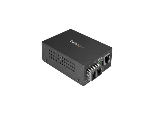 StarTech MCMGBSCSM10 Fiber Media Converter - 1000Base-LX - 10 km - Single Mode -