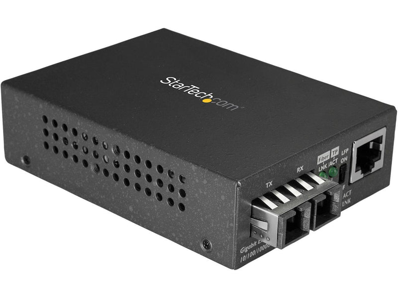 StarTech MCMGBSCMM055 Fiber Media Converter - 1000Base-SX - 550m - Multi Mode -