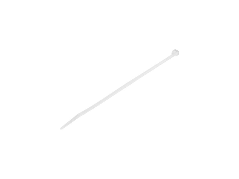 StarTech 1000 Pack 8" Large Nylon/Plastic Cable Zip Ties White CBMZT8NK