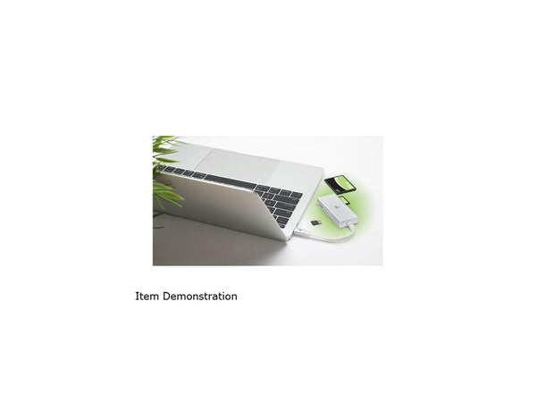 IOGEAR GFR3C15 3 in 1 USB-C Quantum Card Reader/Writer - CF, MicroSD, UHS-II SD