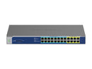 NETGEAR 24-Port Gigabit Ethernet Unmanaged PoE Switch (GS524UP) - with 8 x PoE+