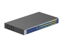 NETGEAR 24-Port Gigabit Ethernet Unmanaged PoE Switch (GS524UP) - with 8 x PoE+